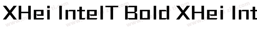 XHei IntelT Bold XHei IntelT字体转换